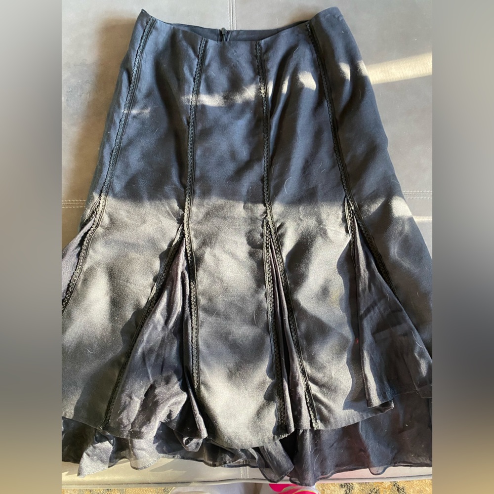 vintage silk skirt
